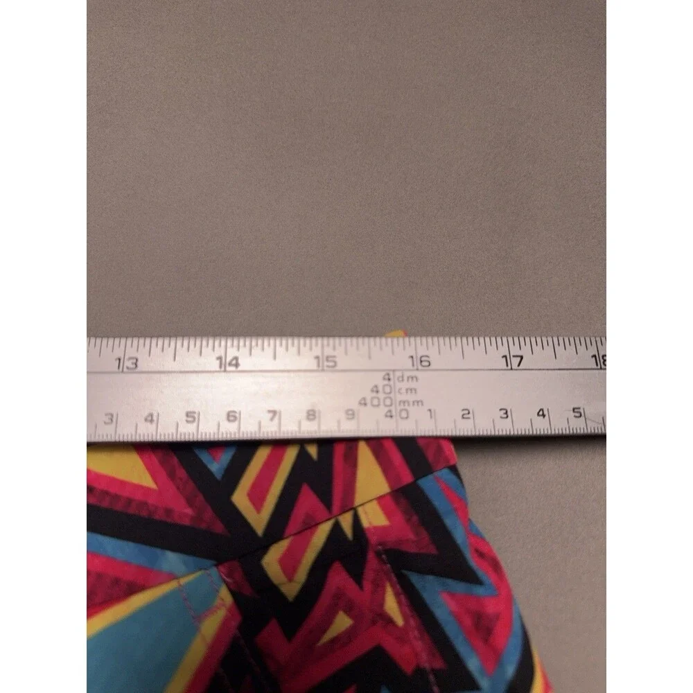 Hreski Golf Shorts Mens 34 Abstract Geometric All Over Print 11
